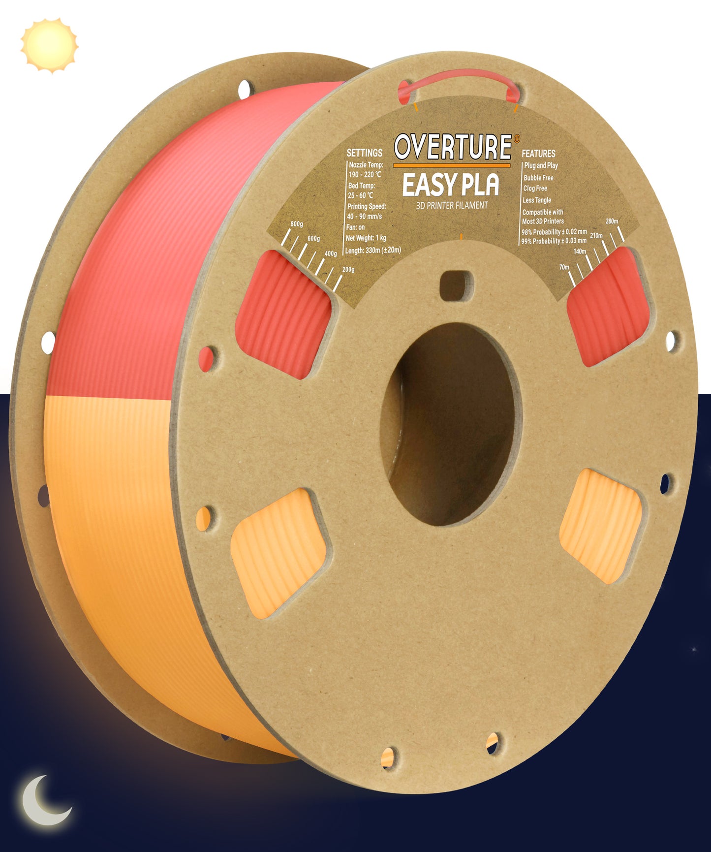 Glow PLA 1.75mm -1pack