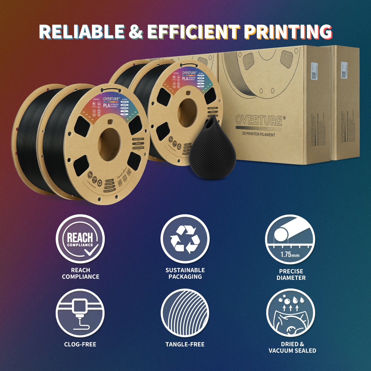 BASIC PLA 1.75 MM 4-PACK