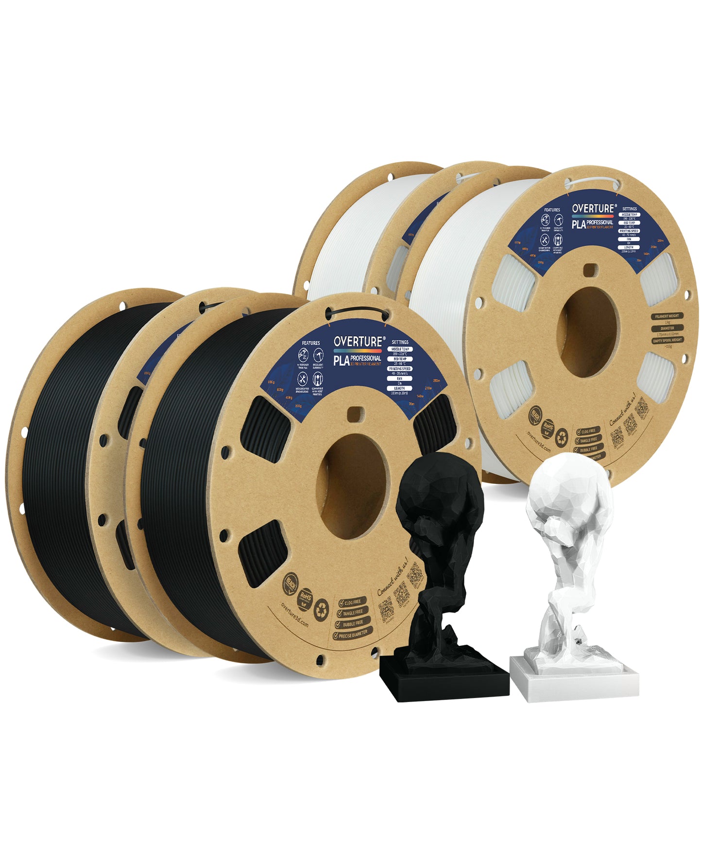 PLA Professional 1.75MM 4-PACK
