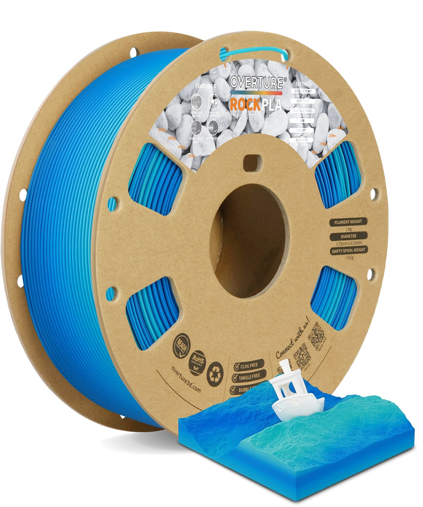 Rock PLA  1.75mm 1-Pack