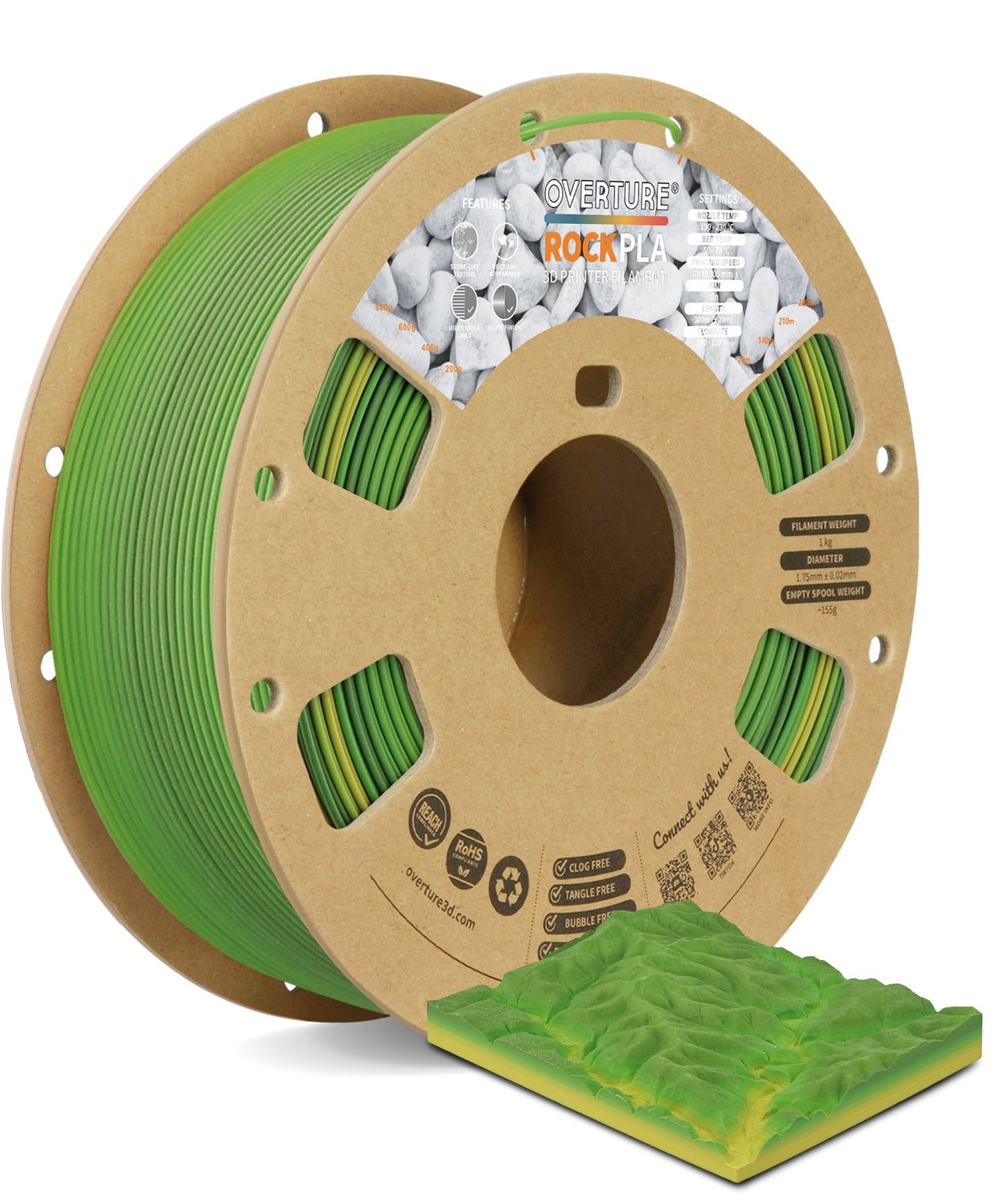 Rock PLA  1.75mm 1-Pack